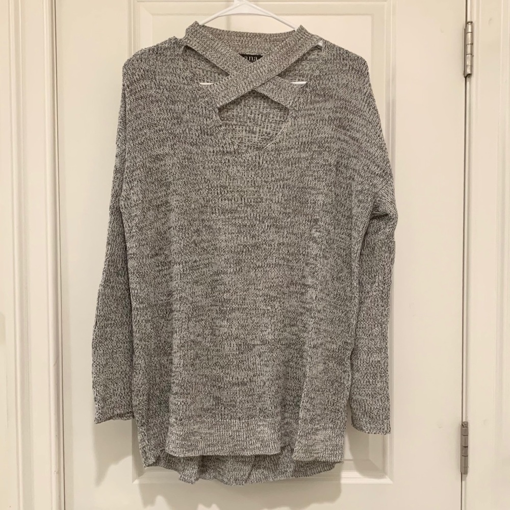 Ana Criss Cross neck sweater